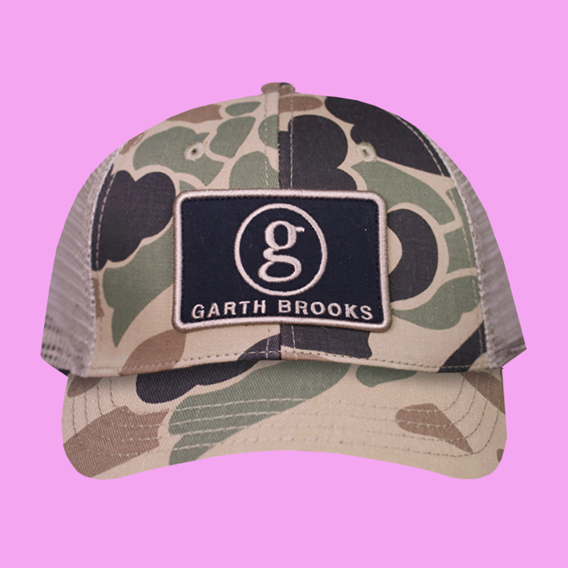 Garth Brooks Tour 2026 Patch Camo Stadium Tour Trucker Hat - Best Gift for Fans