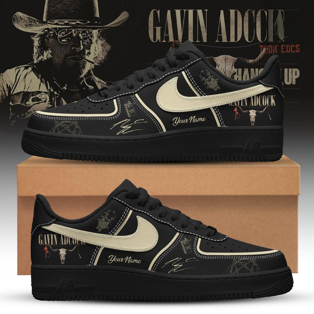 Gavin Adcock Black The Day I Hang It Up Sneakers