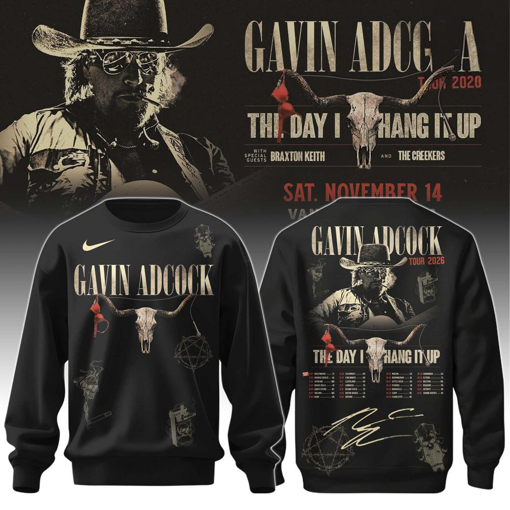 Gavin Adcock Black The Day I Hang It Up Sweatshirt