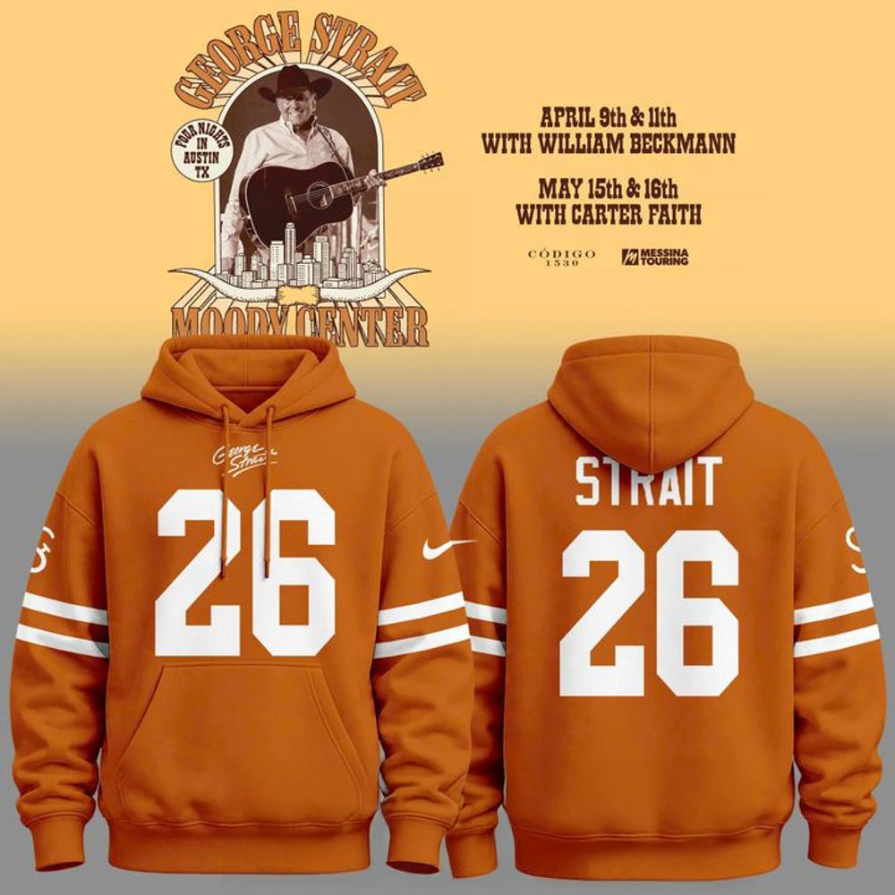George Strait x Texas Longhorns 2026 Limited Edition Hoodie