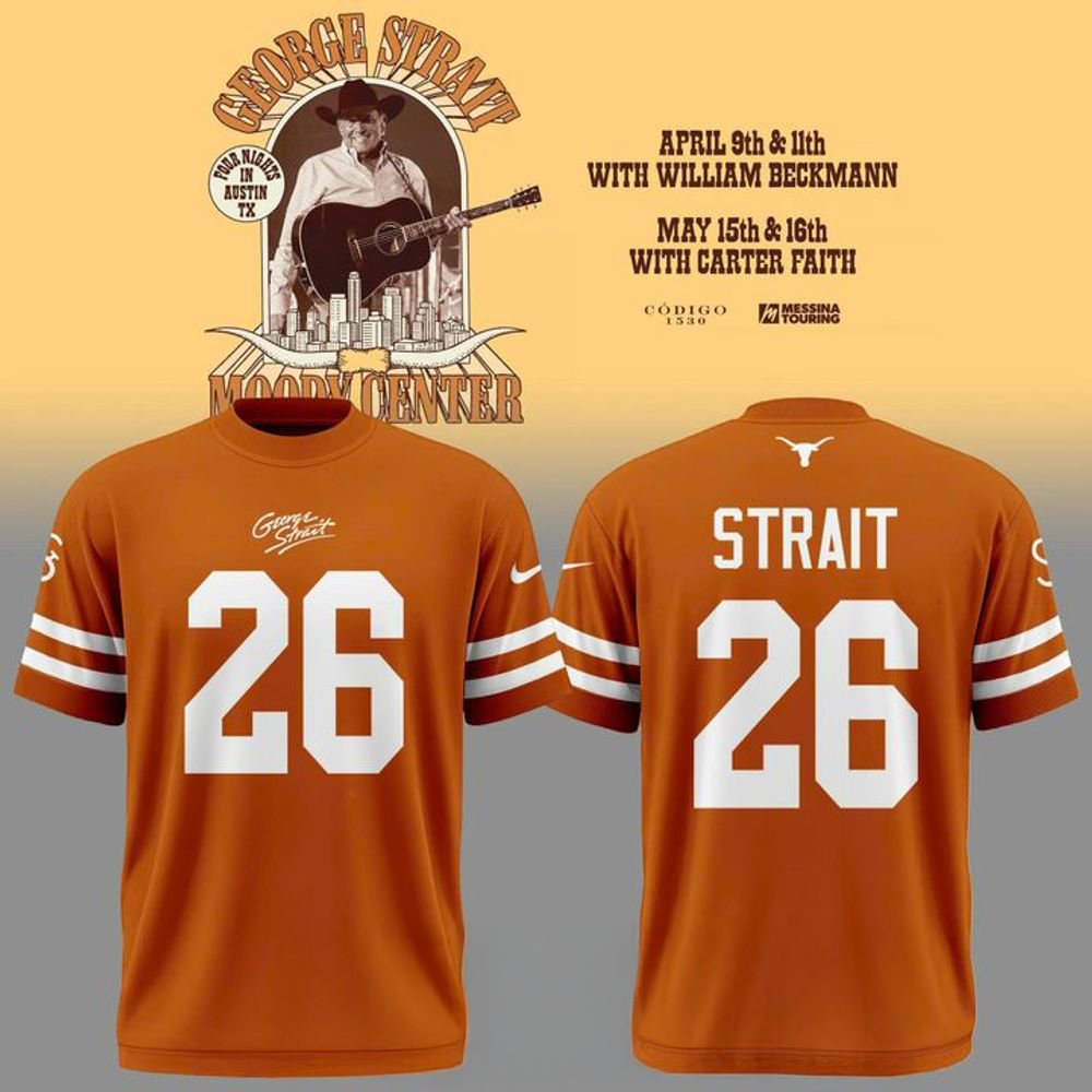 George Strait x Texas Longhorns 2026 Limited Edition Shirt