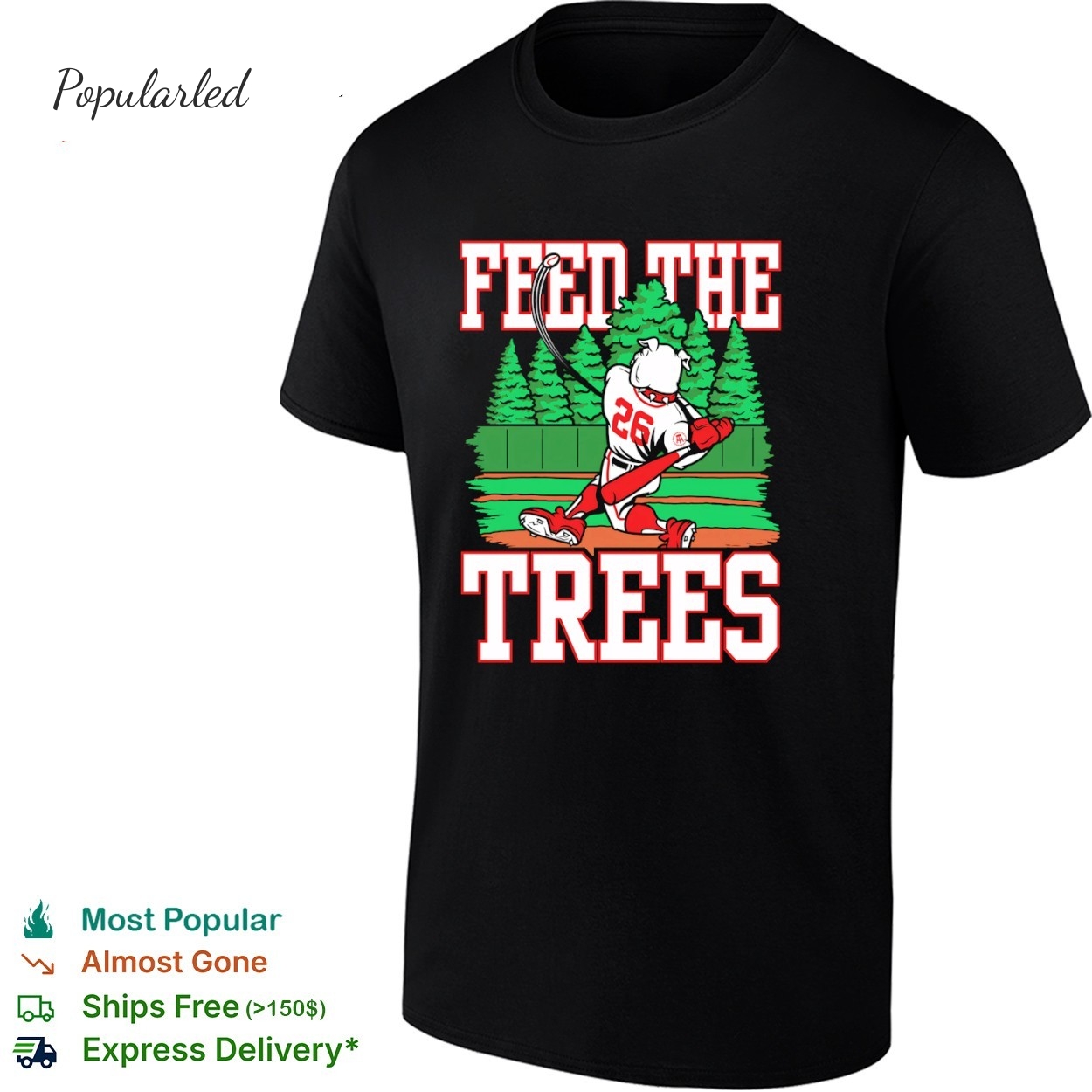 Georgia Bulldogs baseball Feed the Trees shirt