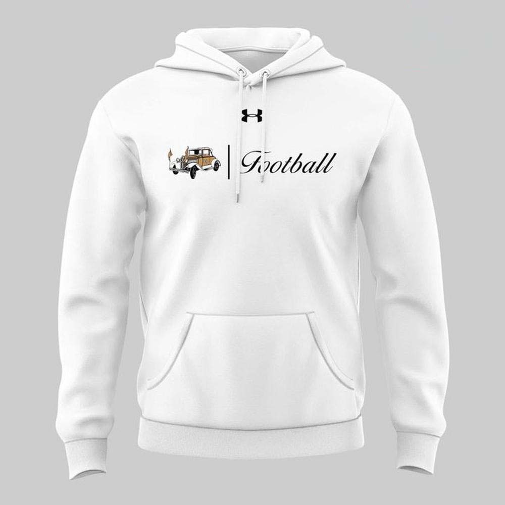 Georgia Tech Ramblin Wreck Football Hoodie detail view