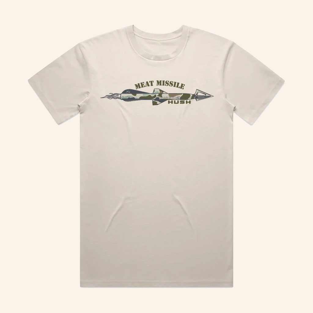 GetHushin Merch 2026 Meat MissileTShirtBirthday Gift For Hunting Lovers