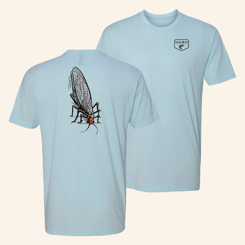GetHushin Merch 2026 Salmon FlyTShirtBirthday Ideas For Boyfriend