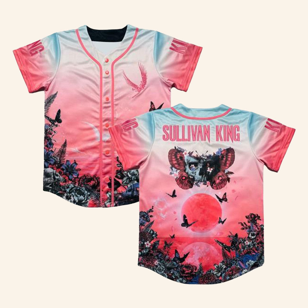 Thank You For Raging Apparel Merch Sullivan King 2025 Celestial Sunrise Baseball Jersey 1 - Unicasport Thank You For Raging Apparel Merch Sullivan King 2025 Celestial Sunrise Baseball Jersey