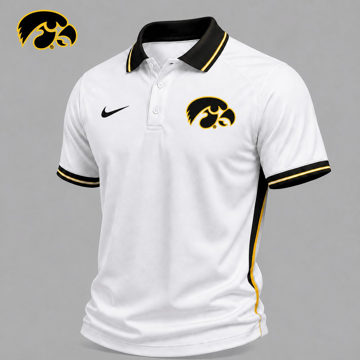 Arkansas Iowa Hawkeyes Merch Hawkeyes Football Polo Shirt NFL Clothing Best Gift For Football Lover