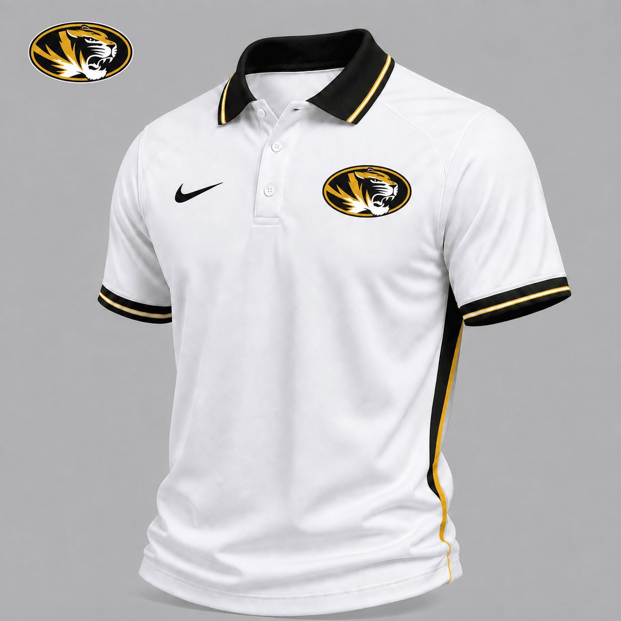 Arkansas Missouri Tigers Merch Tigers Football Polo Shirt NFL Clothing Gifts For Fans