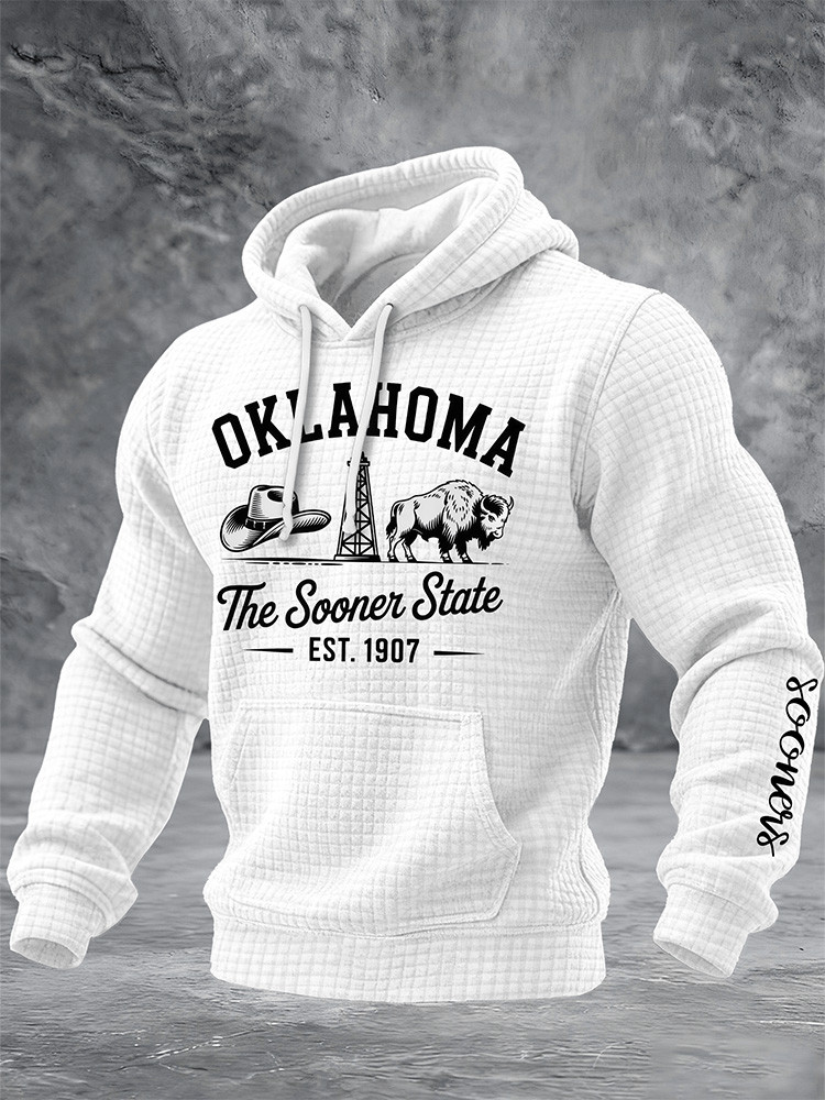Oklahoma Sooners Merch Oklahoma The Sooner State Hoodie Game Day Clothin NFL Outfit Gifts Idea