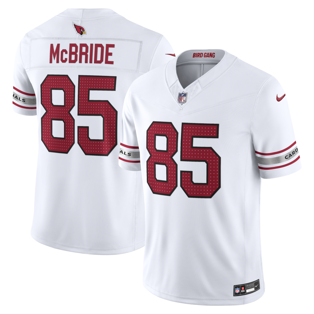 Arizona Cardinals Merch - Men's Trey McBride Vapor F.U.S.E. Stitched Limited Jersey, White - Birthday Present For Football Fan 1 - Unicasport Arizona Cardinals Merch - Men's Trey McBride Vapor F.U.S.E. Stitched Limited Jersey, White - Birthday Present For Football Fan