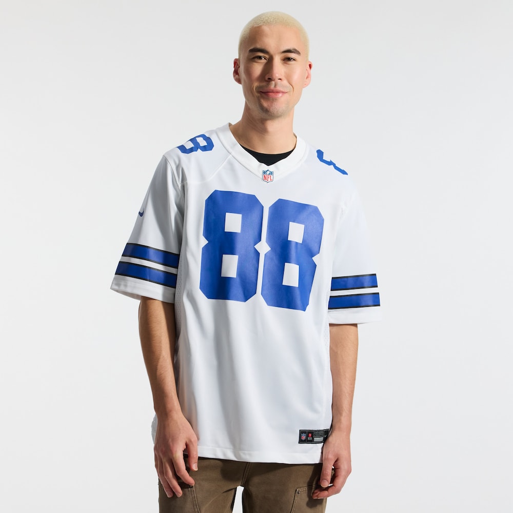 Dallas Cowboys Merch - Men's CeeDee Lamb Game Team Jersey, Whites For Men 1 - Unicasport Dallas Cowboys Merch - Men's CeeDee Lamb Game Team Jersey, Whites For Men
