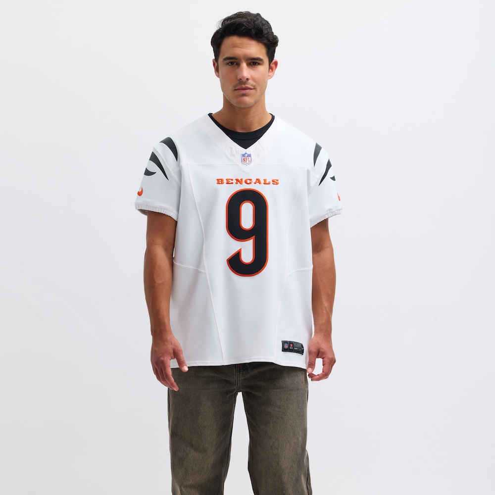 Cincinnati Bengals Merch - Men's Joe Burrow Vapor F.U.S.E. Elite Jersey, White 1 - Unicasport Cincinnati Bengals Merch - Men's Joe Burrow Vapor F.U.S.E. Elite Jersey, White