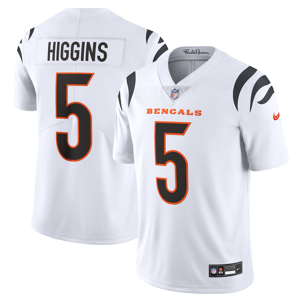 Cincinnati Bengals Merch - Men's Tee Higgins Vapor Untouchable Limited Jersey, White 1 - Unicasport Cincinnati Bengals Merch - Men's Tee Higgins Vapor Untouchable Limited Jersey, White