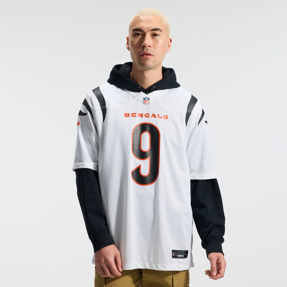 Cincinnati Bengals Merch - Men's Joe Burrow Game Jersey, White 1 - Unicasport Cincinnati Bengals Merch - Men's Joe Burrow Game Jersey, White