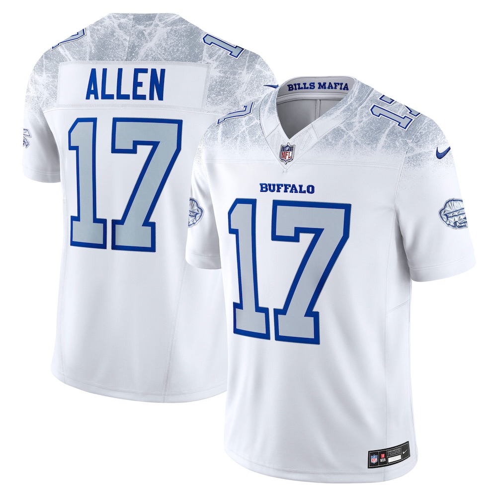 Buffalo Bills Merch - Men's Josh Allen 2025 Rivalries Collection Stitched Limited Jersey, Whites For Men 1 - Unicasport Buffalo Bills Merch - Men's Josh Allen 2025 Rivalries Collection Stitched Limited Jersey, Whites For Men