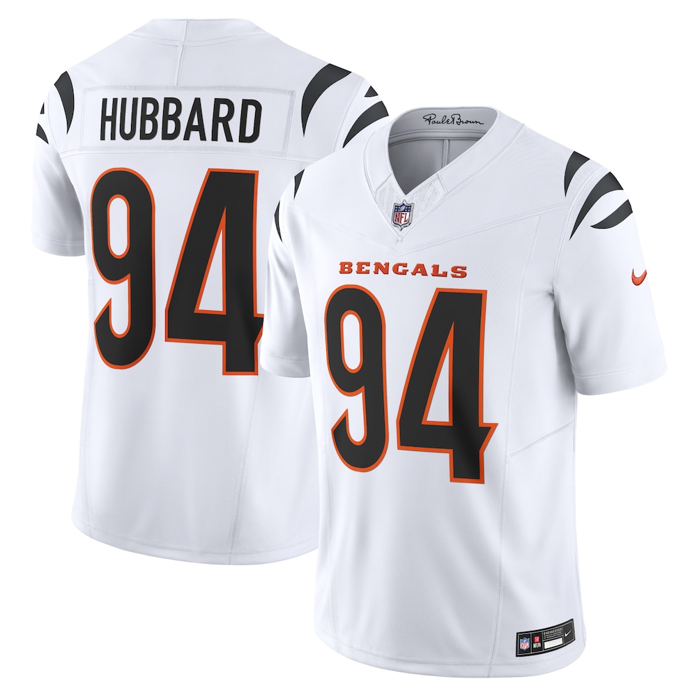 Cincinnati Bengals Merch - Men's Sam Hubbard Vapor F.U.S.E. Limited Jersey, White 1 - Unicasport Cincinnati Bengals Merch - Men's Sam Hubbard Vapor F.U.S.E. Limited Jersey, White
