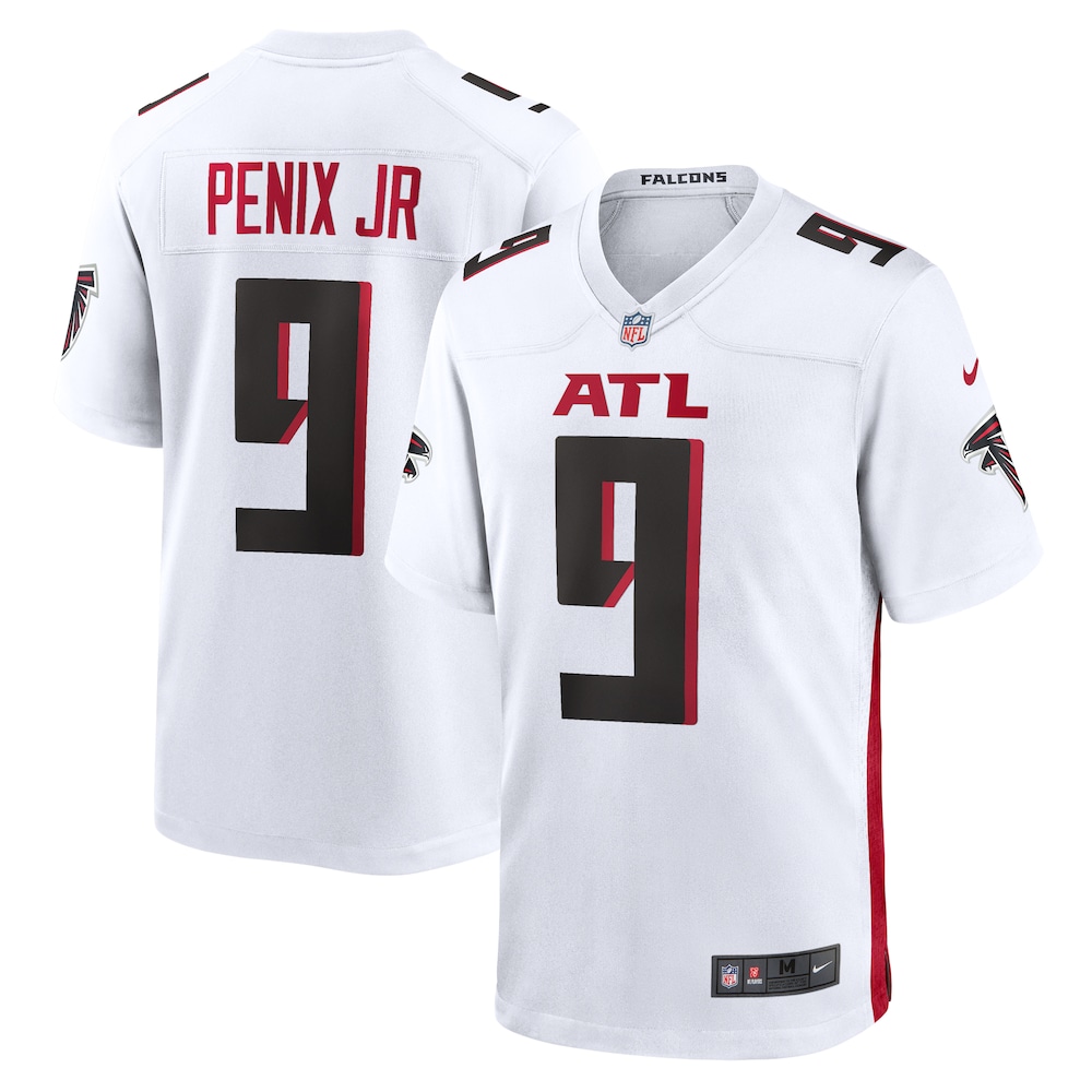 Atlanta Falcons Merch - Men's Michael Penix Jr. Game Jersey, White 1 - Unicasport Atlanta Falcons Merch - Men's Michael Penix Jr. Game Jersey, White