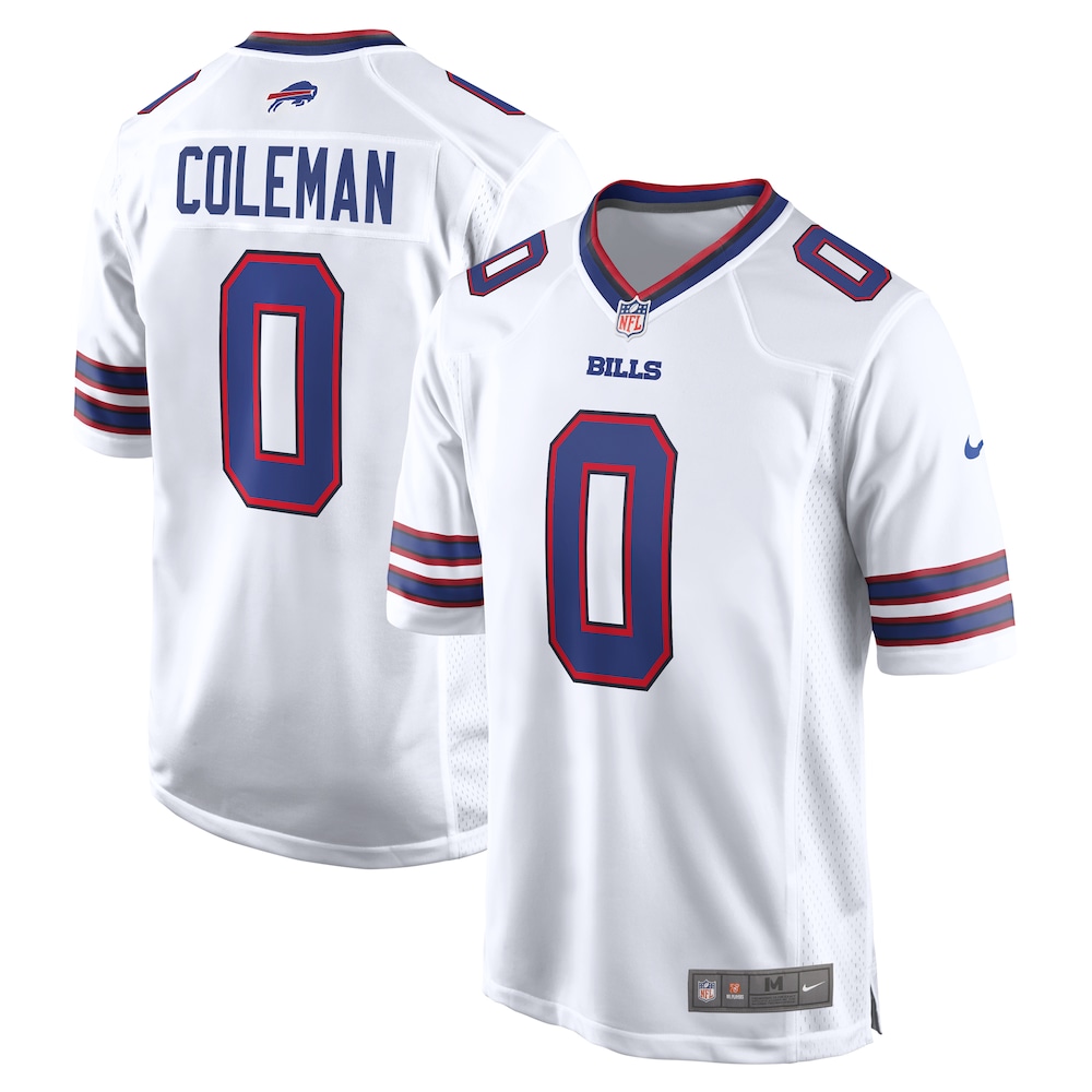 Buffalo Bills Merch - Men's Keon Coleman Game Jersey, White 1 - Unicasport Buffalo Bills Merch - Men's Keon Coleman Game Jersey, White