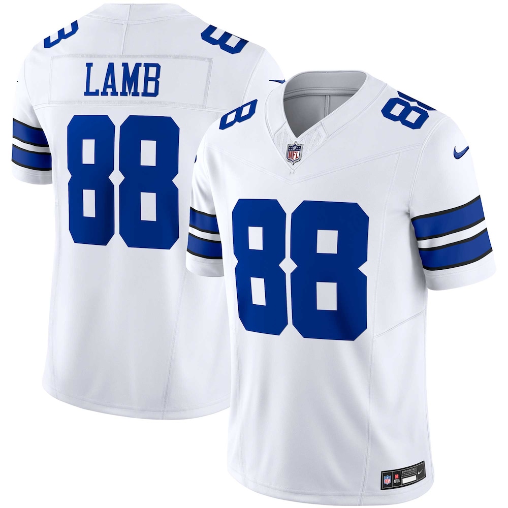 Dallas Cowboys Merch - Men's CeeDee Lamb Vapor F.U.S.E. Limited Jersey, White 1 - Unicasport Dallas Cowboys Merch - Men's CeeDee Lamb Vapor F.U.S.E. Limited Jersey, White