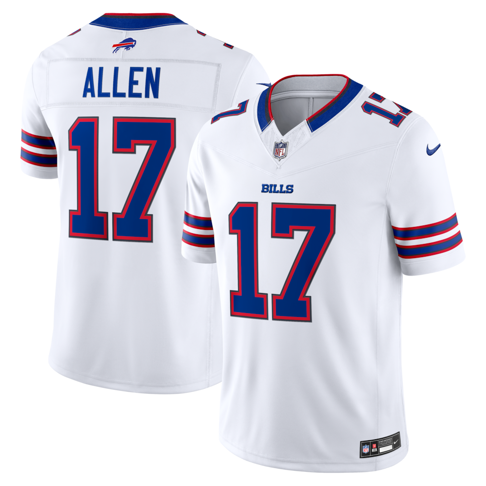 Buffalo Bills Merch - Men's Josh Allen Vapor F.U.S.E. Stitched Limited Jersey, White 1 - Unicasport Buffalo Bills Merch - Men's Josh Allen Vapor F.U.S.E. Stitched Limited Jersey, White