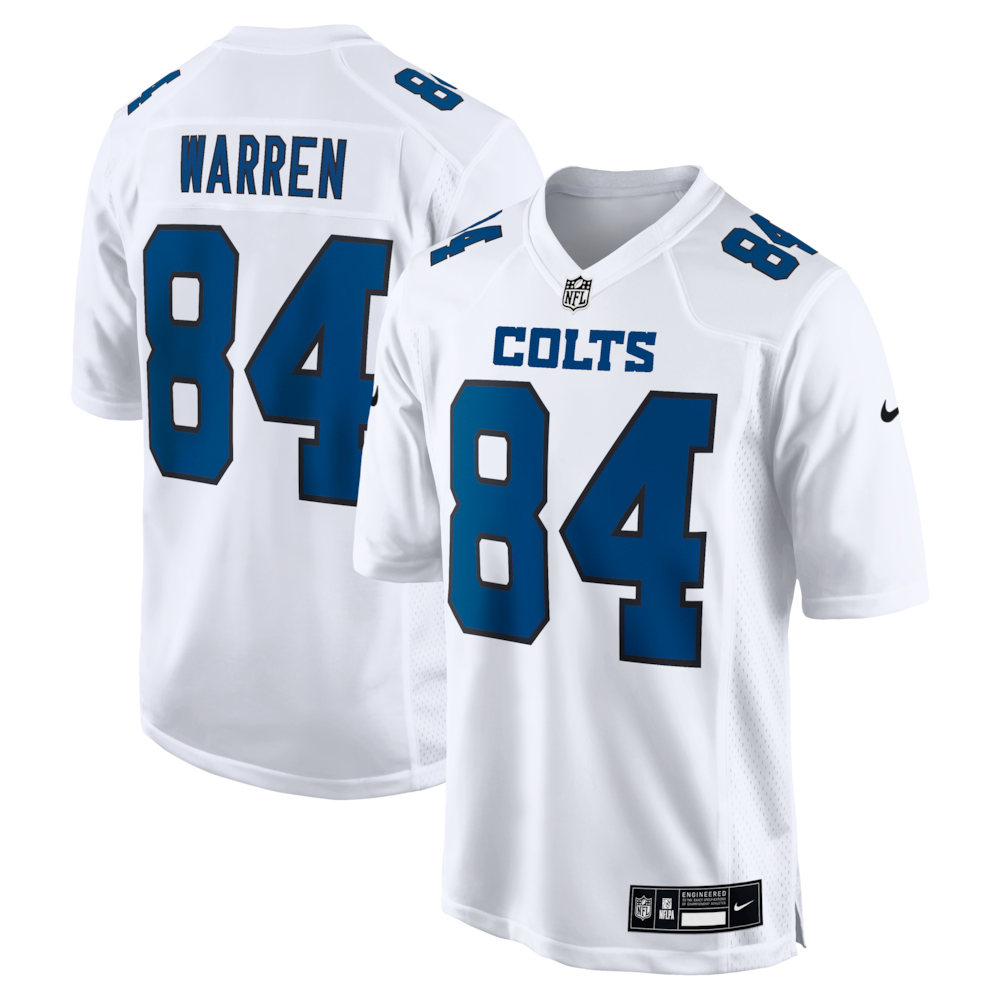 Indianapolis Colts Merch - Men's Tyler Warren Tundra Fashion Game Jersey, White 1 - Unicasport Indianapolis Colts Merch - Men's Tyler Warren Tundra Fashion Game Jersey, White