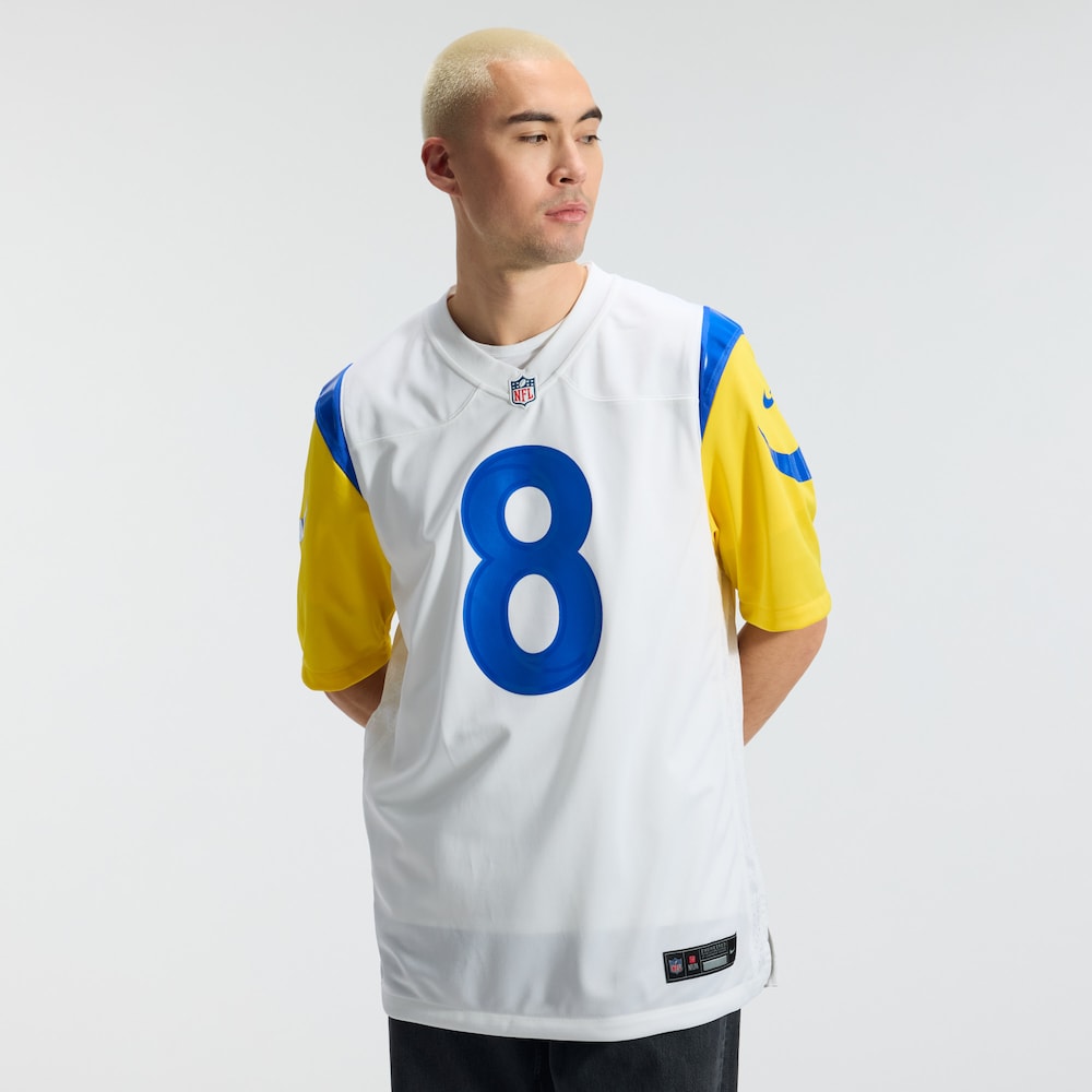 Los Angeles Rams Merch - Men's Jared Verse Jersey, White For Adults 1 - Unicasport Los Angeles Rams Merch - Men's Jared Verse Jersey, White For Adults