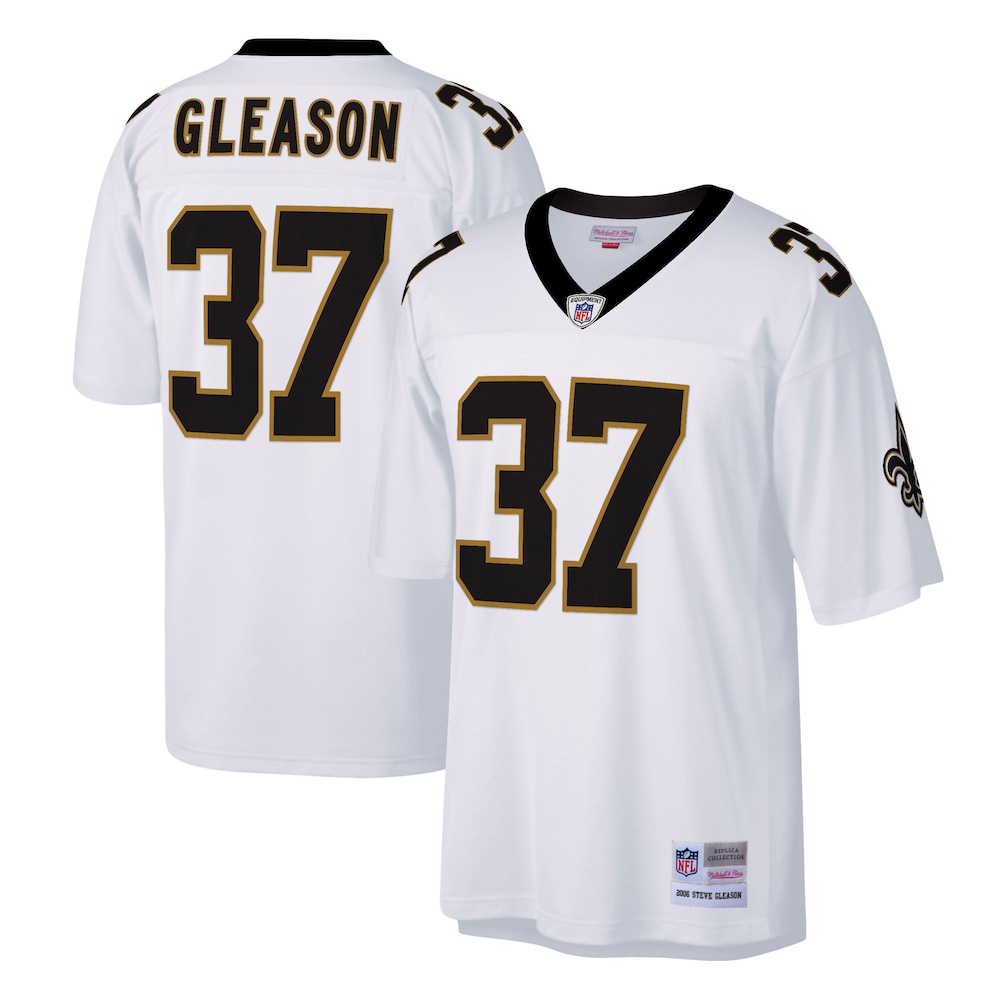 New Orleans Saints Merch - Men's Steve Gleason 2006 Retired Player Replica Jersey, Big & Tall, White 1 - Unicasport New Orleans Saints Merch - Men's Steve Gleason 2006 Retired Player Replica Jersey, Big & Tall, White
