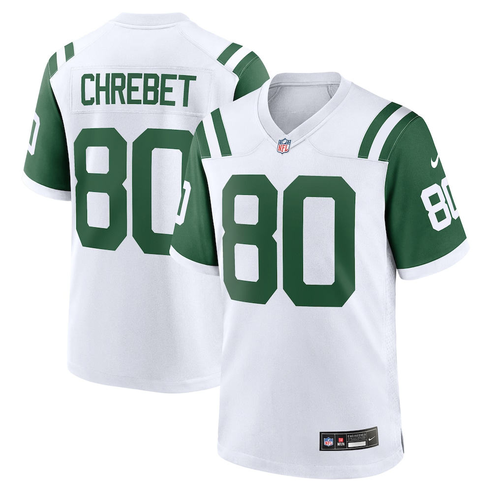 New York Jets Merch - Men's Wayne Chrebet Retired Player Alternate Game Jersey, White 1 - Unicasport New York Jets Merch - Men's Wayne Chrebet Retired Player Alternate Game Jersey, White