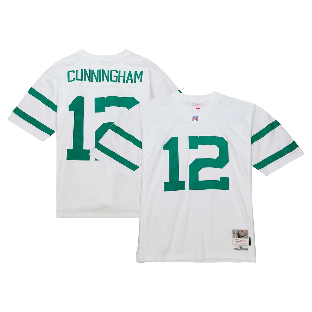 Philadelphia Eagles Merch - Men's Randall Cunningham Legacy Replica Jersey, White 1 - Unicasport Philadelphia Eagles Merch - Men's Randall Cunningham Legacy Replica Jersey, White