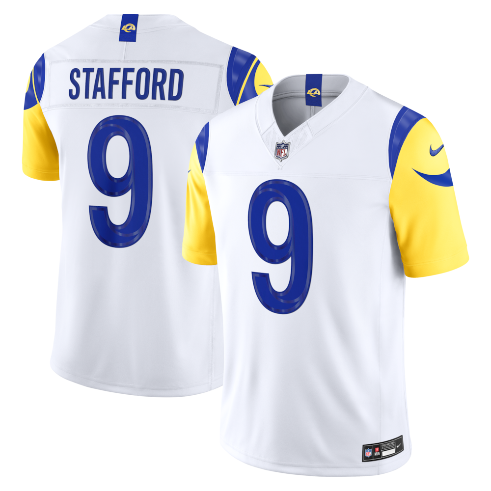 Los Angeles Rams Merch - Men's Matthew Stafford Vapor F.U.S.E. Stitched Limited Jersey, White 1 - Unicasport Los Angeles Rams Merch - Men's Matthew Stafford Vapor F.U.S.E. Stitched Limited Jersey, White