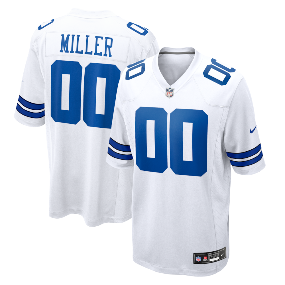 Dallas Cowboys Merch - Men's Von Miller Game Jersey, White 1 - Unicasport Dallas Cowboys Merch - Men's Von Miller Game Jersey, White