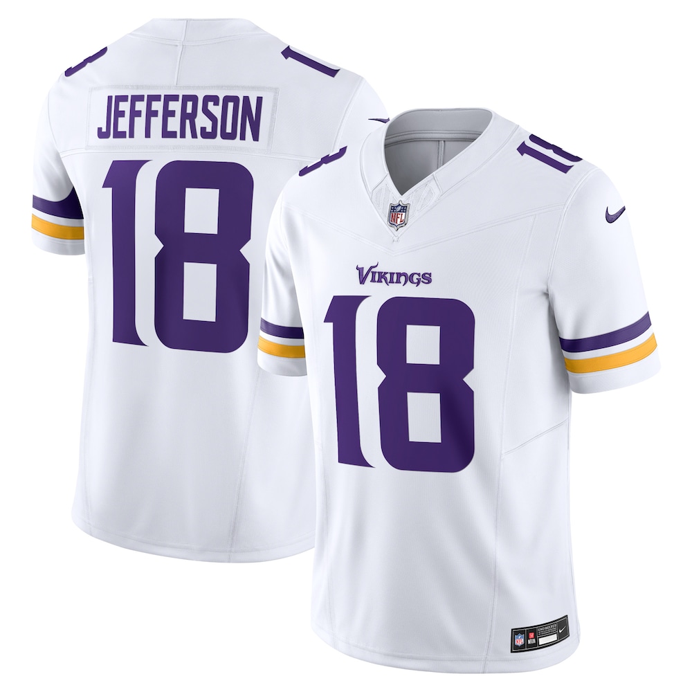 Minnesota Vikings Merch - Men's Justin Jefferson Vapor F.U.S.E. Limited Jersey, White 1 - Unicasport Minnesota Vikings Merch - Men's Justin Jefferson Vapor F.U.S.E. Limited Jersey, White