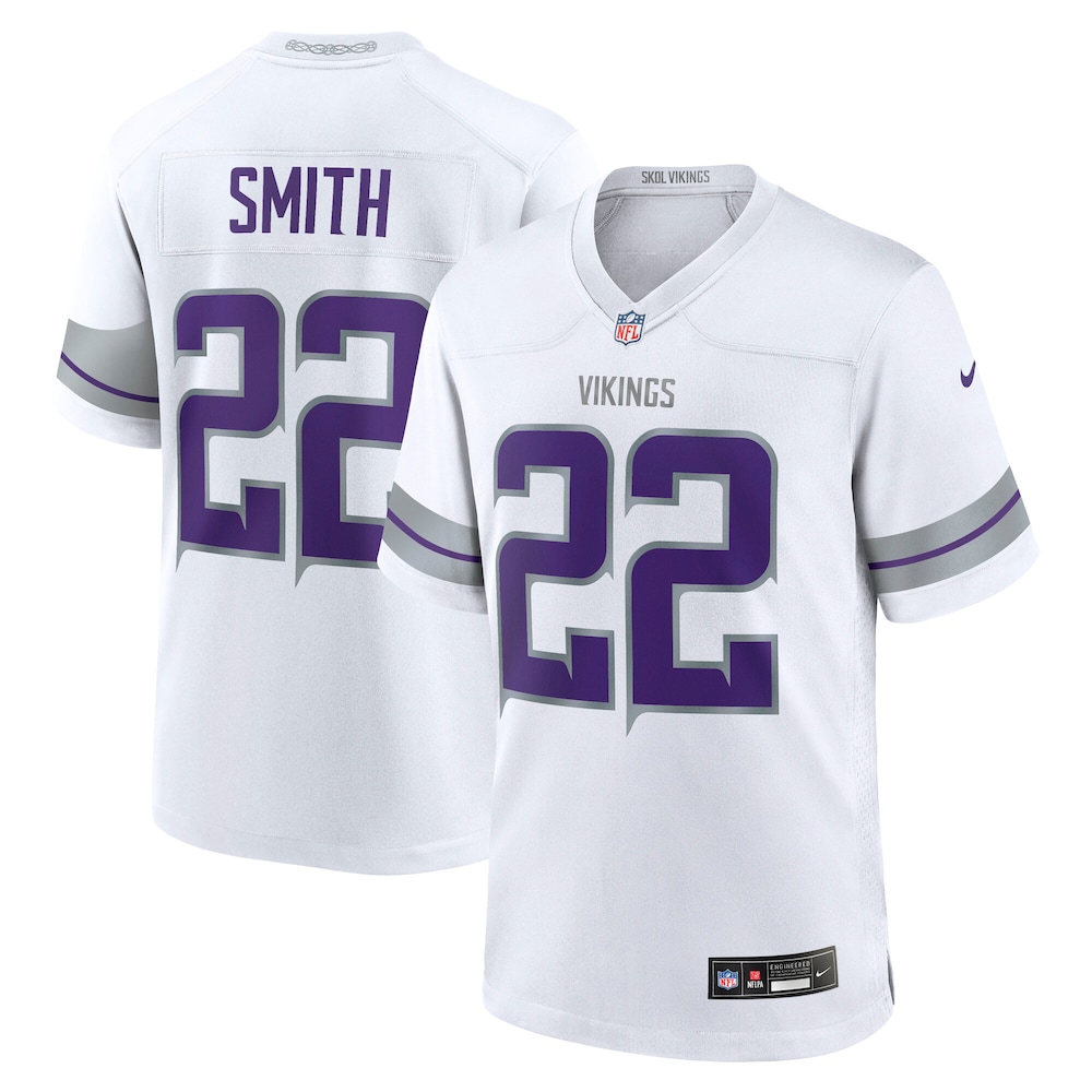 Minnesota Vikings Merch - Men's Harrison Smith Alternate Game Jersey, White 1 - Unicasport Minnesota Vikings Merch - Men's Harrison Smith Alternate Game Jersey, White