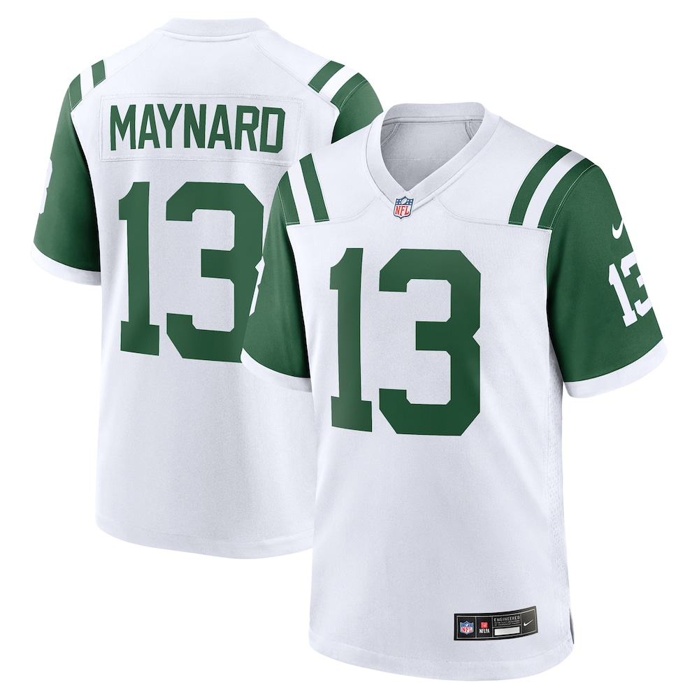 New York Jets Merch - Men's Don Maynard Retired Player Alternate Game Jersey, White 1 - Unicasport New York Jets Merch - Men's Don Maynard Retired Player Alternate Game Jersey, White