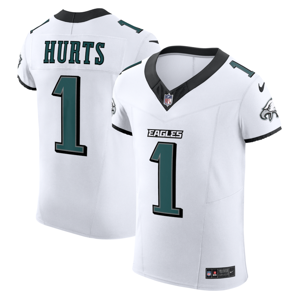 Philadelphia Eagles Merch - Men's Jalen Hurts Vapor F.U.S.E. Elite Jersey, White 1 - Unicasport Philadelphia Eagles Merch - Men's Jalen Hurts Vapor F.U.S.E. Elite Jersey, White