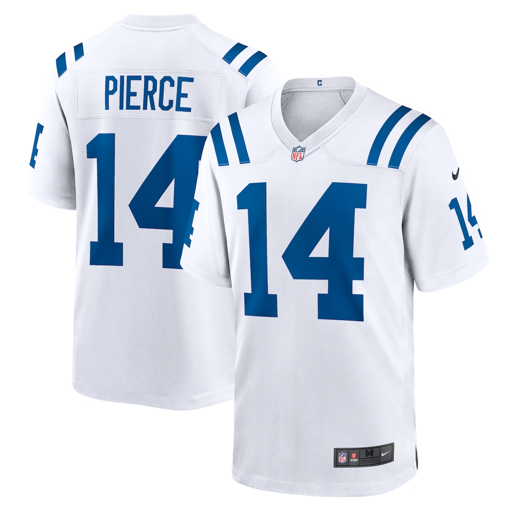 Indianapolis Colts Merch - Men's Alec Pierce Away Jersey, White 1 - Unicasport Indianapolis Colts Merch - Men's Alec Pierce Away Jersey, White