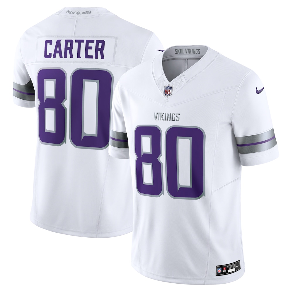 Minnesota Vikings Merch - Men's Cris Carter Alternate Vapor F.U.S.E. Retired Player Limited Jersey, White 1 - Unicasport Minnesota Vikings Merch - Men's Cris Carter Alternate Vapor F.U.S.E. Retired Player Limited Jersey, White