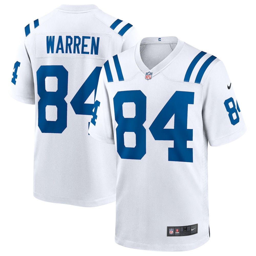 Indianapolis Colts Merch - Men's Tyler Warren Game Jersey, White 1 - Unicasport Indianapolis Colts Merch - Men's Tyler Warren Game Jersey, White