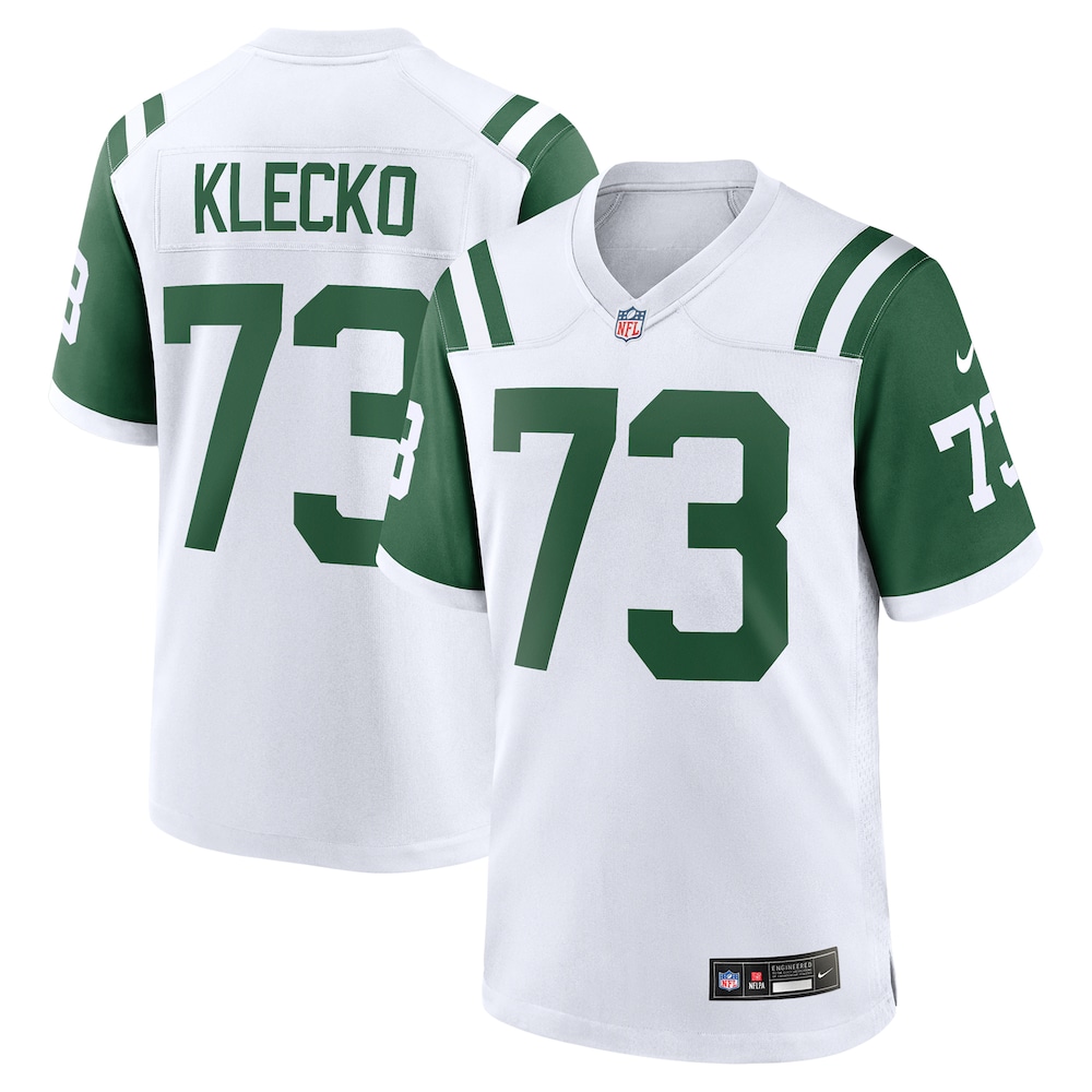 New York Jets Merch - Men's Joe Klecko Retired Player Alternate Game Jersey, White 1 - Unicasport New York Jets Merch - Men's Joe Klecko Retired Player Alternate Game Jersey, White