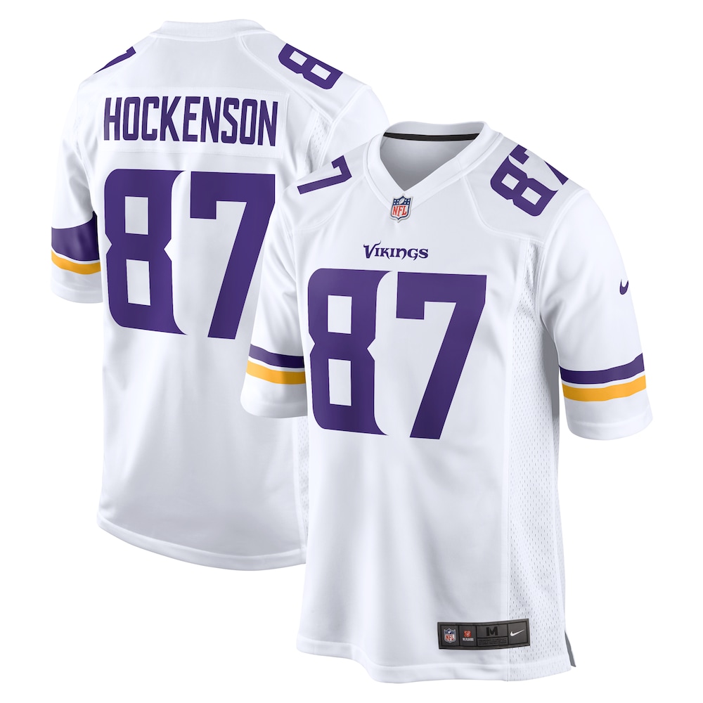 Minnesota Vikings Merch - Men's Jersey, White - Presents For Football Fans 1 - Unicasport Minnesota Vikings Merch - Men's Jersey, White - Presents For Football Fans