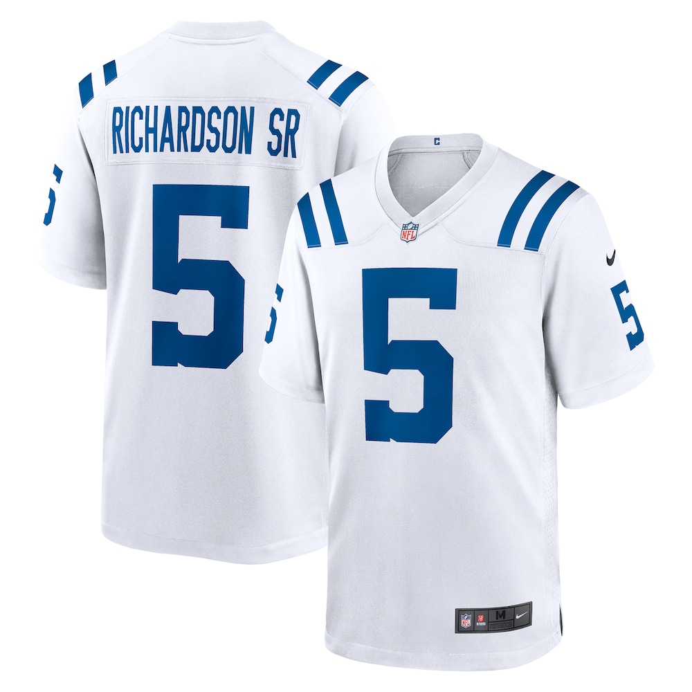 Indianapolis Colts Merch - Men's Anthony Richardson Sr. Game Jersey, White 1 - Unicasport Indianapolis Colts Merch - Men's Anthony Richardson Sr. Game Jersey, White