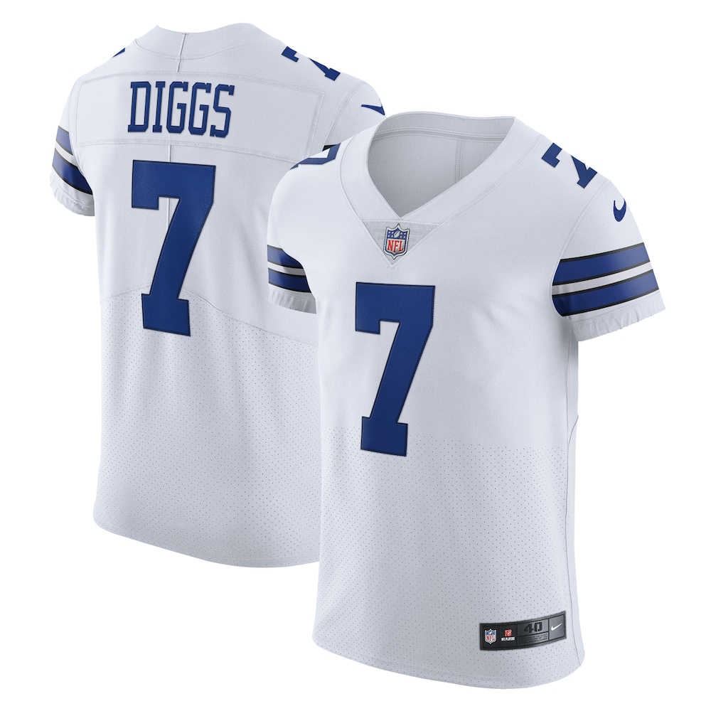 Dallas Cowboys Merch - Men's Trevon Diggs Vapor Elite Jersey, White 1 - Unicasport Dallas Cowboys Merch - Men's Trevon Diggs Vapor Elite Jersey, White