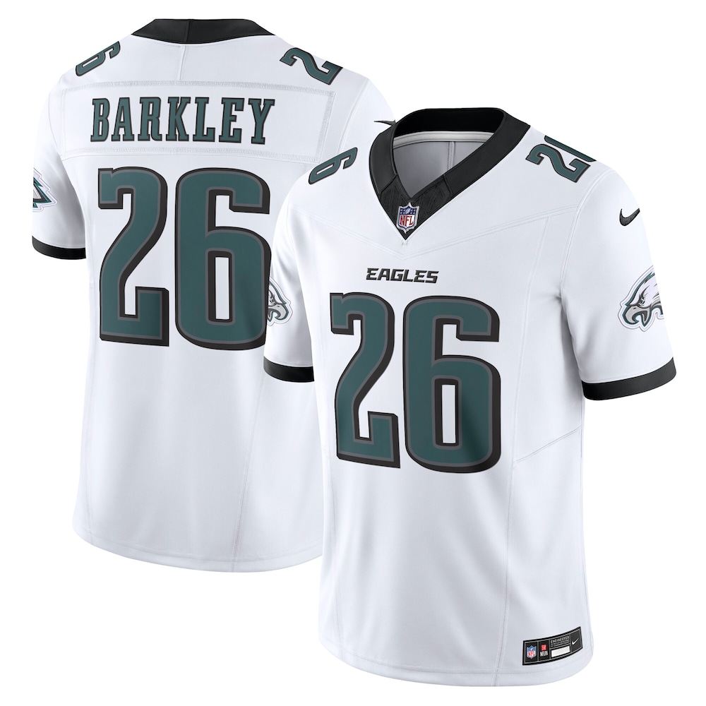 Philadelphia Eagles Merch - Men's Saquon Barkley Vapor F.U.S.E. Limited Jersey, White 1 - Unicasport Philadelphia Eagles Merch - Men's Saquon Barkley Vapor F.U.S.E. Limited Jersey, White