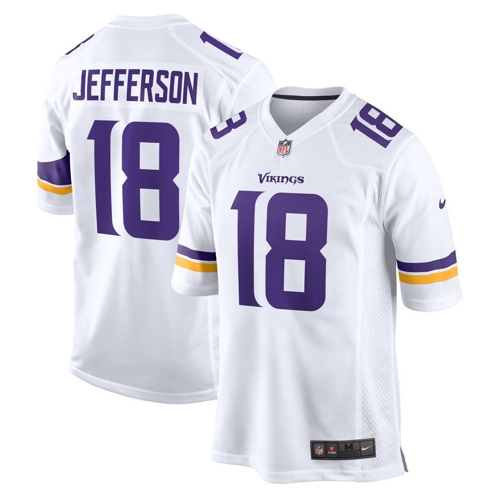 Minnesota Vikings Merch - Men's Justin Jefferson Jersey, White - Football Gifts For Men 1 - Unicasport Minnesota Vikings Merch - Men's Justin Jefferson Jersey, White - Football Gifts For Men