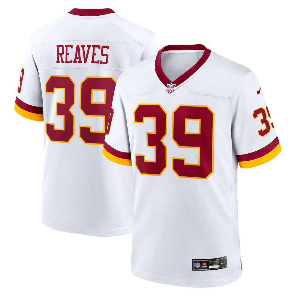Washington Commanders Merch - Men's Jeremy Reaves Game Super Bowl Era Jersey, White - Birthday Present For Football Fan 1 - Unicasport Washington Commanders Merch - Men's Jeremy Reaves Game Super Bowl Era Jersey, White - Birthday Present For Football Fan