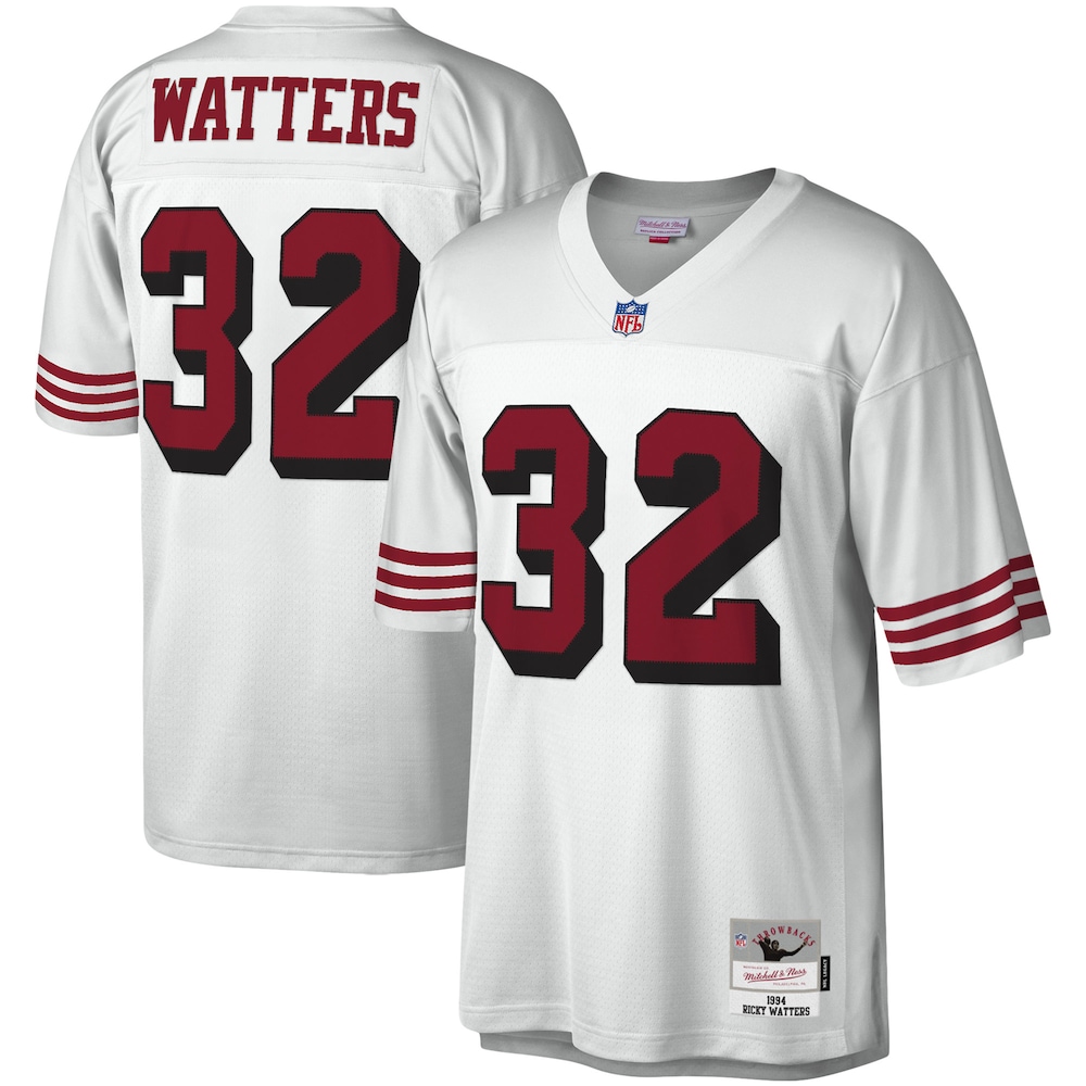 San Francisco 49ers Merch - Men's Ricky Watters Legacy Replica Jersey, White - Cool Football Gifts 1 - Unicasport San Francisco 49ers Merch - Men's Ricky Watters Legacy Replica Jersey, White - Cool Football Gifts