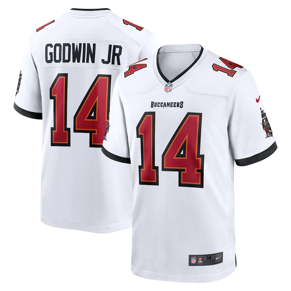 Tampa Bay Buccaneers Merch - Men's Chris Godwin Jr. Jersey, White 1 - Unicasport Tampa Bay Buccaneers Merch - Men's Chris Godwin Jr. Jersey, White