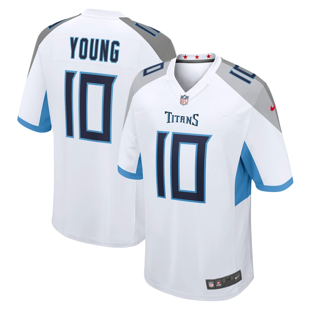 Tennessee Titans Merch - Men's Vince Young Retired Player Game Jersey, White - Football Gifts For Men 1 - Unicasport Tennessee Titans Merch - Men's Vince Young Retired Player Game Jersey, White - Football Gifts For Men