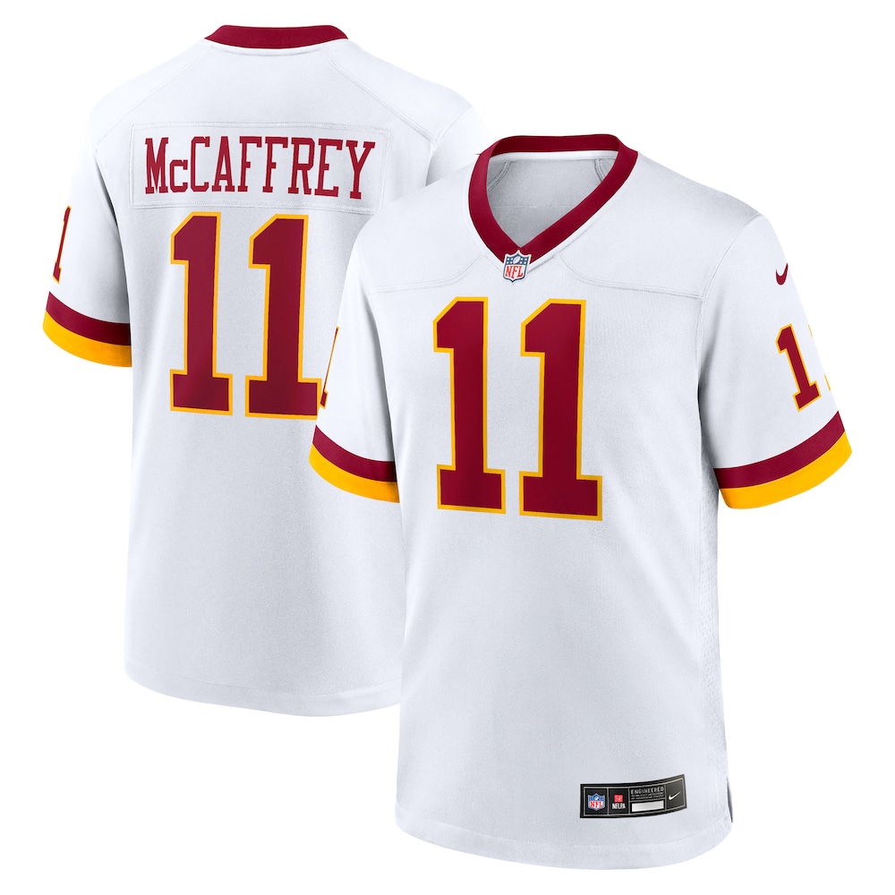 Washington Commanders Merch - Men's Luke McCaffrey Game Super Bowl Era Jersey, White 1 - Unicasport Washington Commanders Merch - Men's Luke McCaffrey Game Super Bowl Era Jersey, White