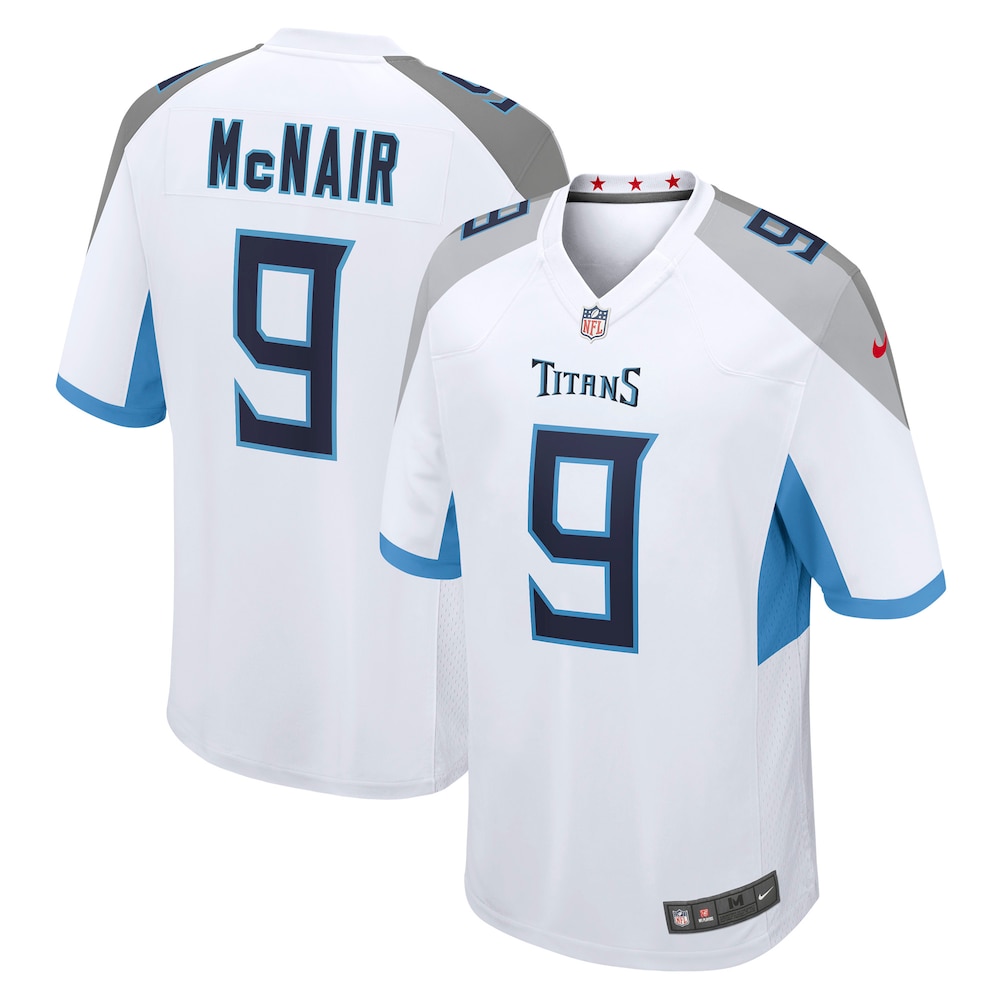 Tennessee Titans Merch - Men's Steve McNair Retired Player Game Jersey, Whites For Men